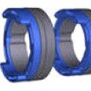 Ролики EWM FE 4R 1.0 MM BLUE 37mm сталь нержавейка порошковая проволока D=1.0 (4 шт) синяя маркировка V канавка фото