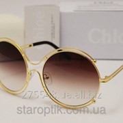 Женские солнцезащитные очки Chloe Isidora Round коричневый градиент фото