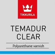 Лак полиуретановый Tikkurila Temadur CLEAR износостойкий+отвердитель, 6 л. фото