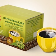 Кофе порционный натуральный в фильтр-пакете фото