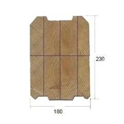 Брус клееный стеновой для деревянных домов профилированный сухой