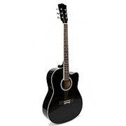 FFG-1039BK Акустическая гитара, черная, с вырезом, Foix фото