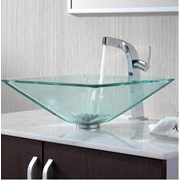 Умывальники стеклянные|Комплект для ванной Краус фото