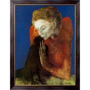 Картина Женщина с вороной, 1904 , Пикассо, Пабло фотография