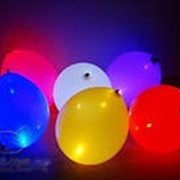 Воздушный шар светящийся со светодиодом фото