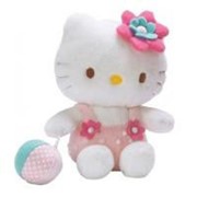Мягкая игрушка Hello Kitty мини с мячиком 15 см (150633-2) фотография
