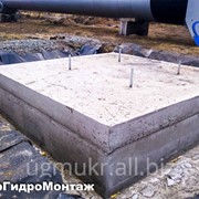 Устройство Фундамента для водонапорной башни Рожновского вбр 15,25, 50,100,160,200 фото
