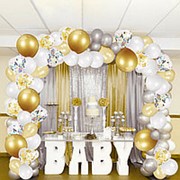 249 шт. Воздушный шар арка набор золотой белый баллон арка воздушный Насос набор день рождения Свадебное фотография