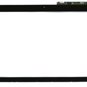 Сенсорное стекло (тачскрин) 17. 3“, для Dell 60.48L09.001, черное фото