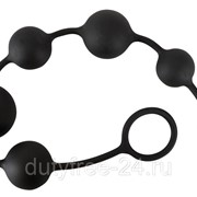 Анальная цепочка Black Velvets Anal Beads - 40 см. фотография