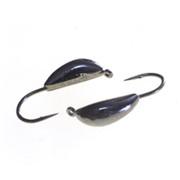 Мормышка вольф. банан TAKEDO Wolf Pro Banana ( d 5 мм, 1,5гр, крючок №12, цвет черный ) фото