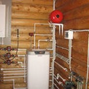 Монтаж систем отопления и водоснабжения фотография