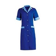 Халат медицинский женский “Классика“ (васильковый/голубой; изумрудный/желтый) фото