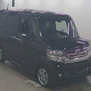 Микровэн HONDA N BOX CUSTOM кузов JF2 класса минивэн модификация G L PACKAGE гв 2016 4WD пробег 23 т.км черный фото