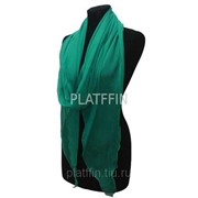 13050 палантин - шарф легкий зеленый фотография