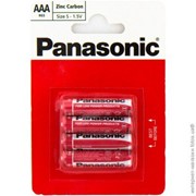 Батарейка LR03 Panasonic блистер 4 штуки фотография