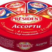 Сыр плавленый Президент Ассорти