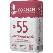 Клей для блоков Forman 55 СГК 25 кг