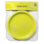 Набор тарелок бумажных Миленд "Yellow Pin Up", 6 шт./уп. 17 см., СП-9696