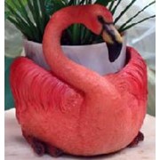 Кашпо декоративное: Фламинго. фото