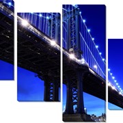 Картина модульная Нью Йорк. Панорама фотография