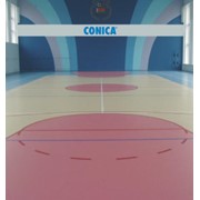 Устройство спортивных полов и площадок внутри помещений покрытиями CONICA фото