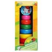 Пирамидка Ми-ми-мишки деревянная арт.MMM-01 фото