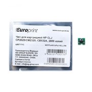 CB532A EuroPrint чип для картриджа HP CLJ CP2025, CM2320, Жёлтый фото