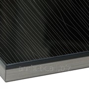 Фасад Дождь Черный глянец - Дождь Черный, кромка 3D фото