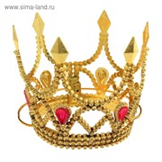 Корона «Принцессы», на веревочке, золото фото