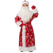 Карнавальный костюм для детей Батик Дед Мороз детский (сатин), 30 (116 см) фотография
