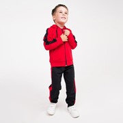 Костюм детский, цвет чёрный/красный, рост 98 см фото