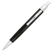 Ручка авт. шариковая, металлический черн. корпус, (INDEX) фотография