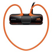 Плеер MP3-MP8 Sony MP3 Player NWZ-W274 8GB WaterProof оранжевый фотография