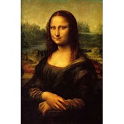 Репродукция картины. Леонардо да Винчи «Мона Лиза» фотография