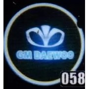 Проекция логотипа автомобиля Daewoo