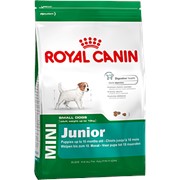 Mini Junior Royal Canin корм для щенков, От 2 до 10 месяцев, Пакет, 4,0кг