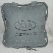 Подушка Kia cerato серая с канатом фотография