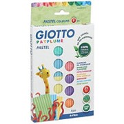 Набор пластилина GIOTTO Patplume, 8 пастельных цветов