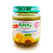 Пюре абрикосовое «dettka» без сахара 0,100 л