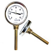 Термометр биметаллический радиальный ТБП100Р фото