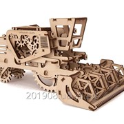 Механический деревянный конструктор, 3D пазл Ugears “Комбайн“ фото
