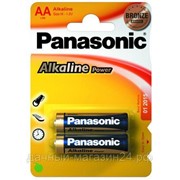 Батарейка Panasonic Alkaline Power LR6, 2шт. фото