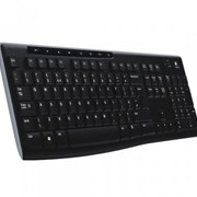 Клавиатуры беспроводные Logitech Wireless Keyboard K270 USB EN/RU unifying receiver black