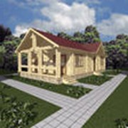 Каркасный дом из конструкционного бруса фото