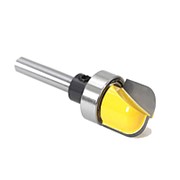 Drillpro 1-1 / 8 дюймов Фреза для миски и лотка 8 мм Угол хвостовика Фреза для скругления кромок Фрезерование фото