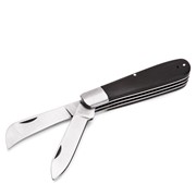 Нож монтерский малый складной с двумя лезвиями КВТ НМ-07