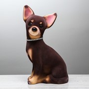 Копилка “Той“, флок, коричневая, 28 см фото