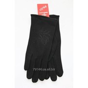 Женские перчатки из стрейча зимние Отличное Качество фото