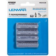 Аккумулятор Lenmar AA, HR6 2300mAh 4 шт (PRO423R)